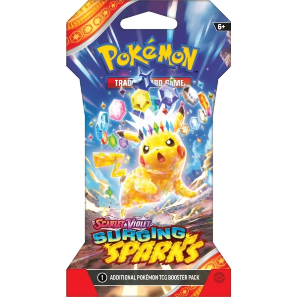 Pokemon TCG: Wzmacniacz z rękawami Surging Sparks