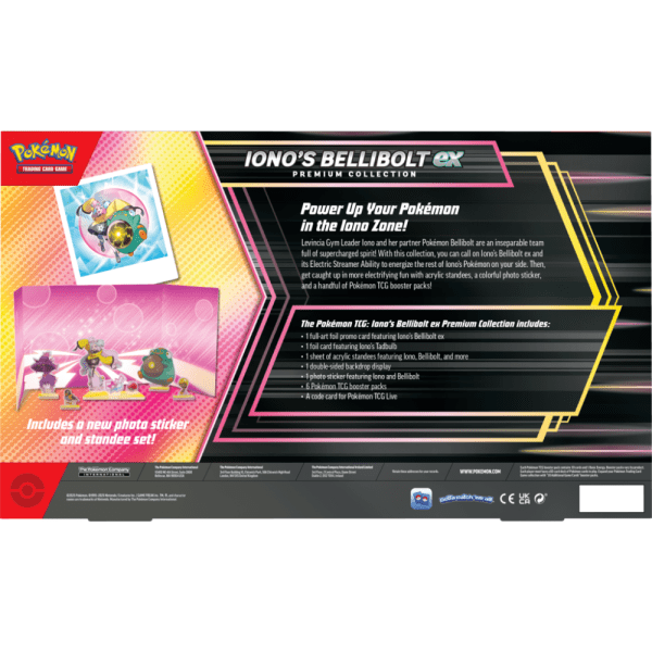 Pokemon Iono’s Bellibolt ex Premium Collection